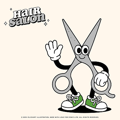 캐릭터 감정 표정 예절 뷰티샵 파일형식 벡터 미용실 인사 웃음 그래픽 디자인 즐거움 스타일 오브젝트 뷰티 장식 상징 컬러 유머 일러캐릭터 일러스트 AI파일