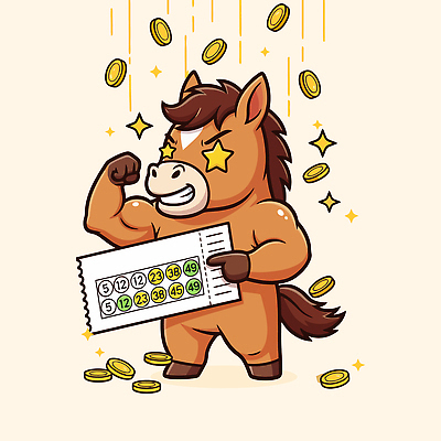 자연요소 캐릭터 감정 컨셉 표정 재산 황금 파일형식 벡터 말_게임 복권 금화 웃음 기쁨 행운 돈 근육 축하 별 행복 즐거움 소원 놀이 상징 일러캐릭터 일러스트 AI파일