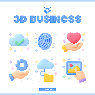 PSD 아이콘 손 디자인 비즈니스 사랑 세트 3D아이콘 3D 스크린 체크표시 기어 클라우드서비스 조작 지문 감정 신체부위 디지털합성 확인 서비스 파일형식