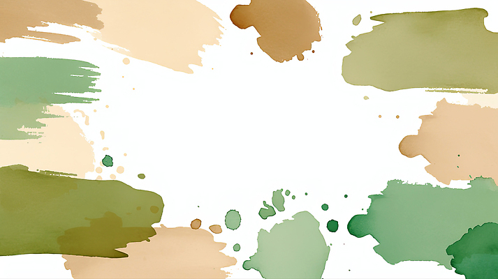 컬러 무늬 미술도구 감각 파일형식 백그라운드 수채화 추상 예술 디자인 그림 부드러움 초록색 갈색 조화 장식 패턴 페인트 물감 모양 일러스트 국내일러스트 JPG