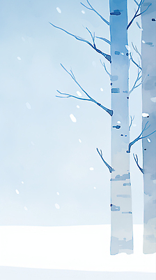 자연요소 나무 식물 계절 컬러 날씨 눈_날씨 생태계 파일형식 겨울 자작나무 풍경 자연 하늘 흐림 차가움 수목 숲 얼음 고요 눈송이 파란색 뷰티풀 JPG 일러스트 국내일러스트