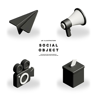 PSD 편집이미지 커뮤니케이션 비행기 기술 그래픽 카메라 디지털 확성기 표현 투표함 소셜미디어 콘텐츠 편집3D 항공교통 대중교통 전자제품 3D 투표 파일형식