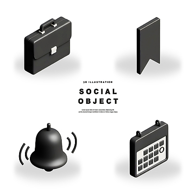 PSD 편집이미지 디자인 가방 그래픽 3D 알람 달력 초인종 모던 북마크 편집3D 잡화 종 디지털합성 파일형식