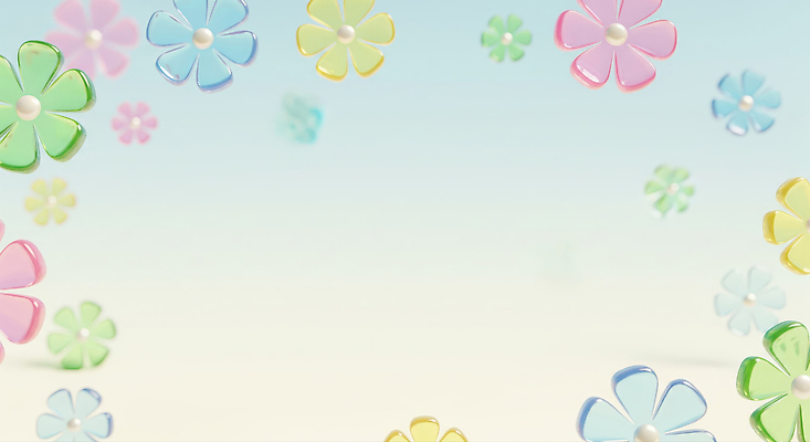 JPG 편집이미지 꽃 컬러 백그라운드 자연 장식 봄 분위기 소중 즐거움 장면 화사함 파스텔 뷰티풀 이미지편집 식물 계절 감정 컨셉 학용품 생태계 파일형식