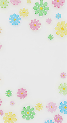 JPG 편집이미지 디자인 꽃 분홍색 컬러 백그라운드 장식 초록색 노란색 귀여움 공간 분위기 화사함 조화 가벼움 이미지편집 식물 컨셉 무게 파일형식