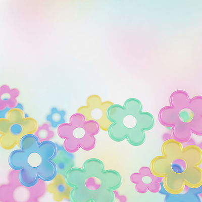 JPG 편집이미지 디자인 꽃 컬러 백그라운드 패턴 그래픽 장식 봄 투명 플라스틱 그림 부드러움 화사함 젤리 이미지편집 식물 계절 컨셉 무늬 재질 디저트 감각 파일형식