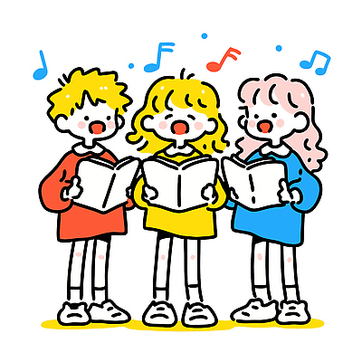 감정 음악 컨셉 노래 관계 문화예술 사람 이벤트 파일형식 벡터 하모니 즐거움 친구 컬러 옷 모션 소통 시간 표현 어린이 행복 멜로디 공연 협력 일러스트 국내일러스트 AI파일