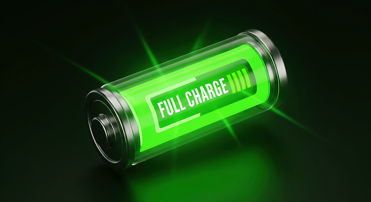 컬러 컨셉 3D 에너지 파일형식 건전지 충전 완전 초록색 표시 기술 전자제품 전기에너지 밝음 조명 편집이미지 편집3D JPG