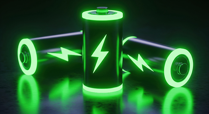 컬러 과학 날씨 3D 에너지 파일형식 건전지 전기에너지 번개 초록색 빛 상징 기술 전자제품 충전 전압 화학 장비 편집이미지 편집3D JPG