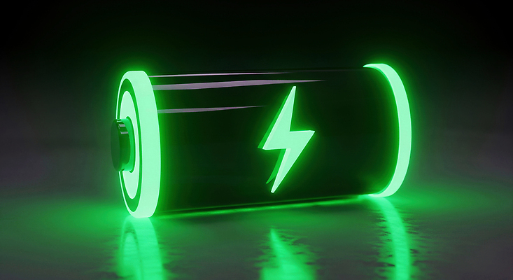 컬러 3D 에너지 파일형식 건전지 전기에너지 디지털아트 초록색 빛 모던 디자인 기계 기술 전자제품 충전 편집이미지 편집3D JPG