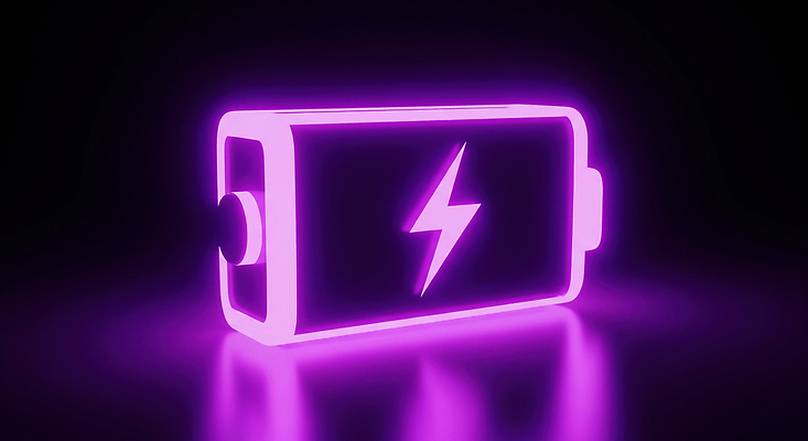 모양 편집이미지 컬러 에너지 번개 파일형식 건전지 전기에너지 조명 모던 디자인 보라색 기술 그래픽 클립아트 전자제품 심플 JPG 이미지편집 네온 번개모양