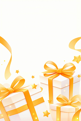 감정 컬러 컨셉 이벤트 파일형식 선물 리본 노란색 백그라운드 축하 상자 장식 흰색 파티 기념일 행복 축제 뷰티풀 상품 디자인 포장 일러스트 국내일러스트 JPG 연말