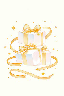 자연요소 기념일 감정 컬러 컨셉 선물 파일형식 리본 상자 별 장식 백그라운드 축제 포장 우아함 기쁨 크리스마스 생일 축하 디자인 파란색 노란색 선물꾸러미 일러스트 국내일러스트 JPG 이벤트 연말