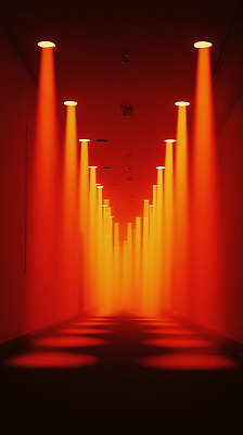 편집이미지 디자인 컬러 컨셉 뷰티 파일형식 복도 조명 빨간색 모던 공간 분위기 예술 설치미술 인테리어 테라피 조화 JPG 이미지편집