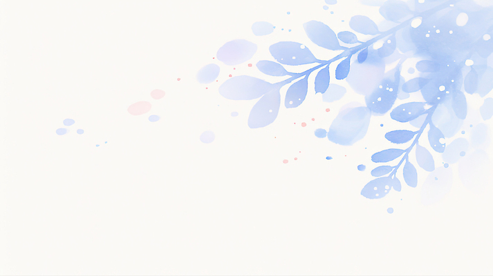 식물 컬러 컨셉 무늬 감각 생태계 파일형식 백그라운드 디자인 잎 물방울 파란색 부드러움 편안함 장면 평화 조화 그림 수채화 자연 감정 예술 창의성 공백 단순화된 패턴 일러스트 국내일러스트 JPG