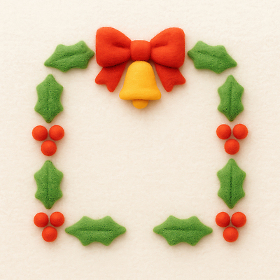 JPG 편집이미지 디자인 기념일 열매 컬러 크리스마스 겨울 프레임 장식 초록색 축제 화환 초인종 아이비 수공예 펠트 편집실사 AI컴퓨터그래픽 AI콘텐츠 식물 계절 꽃 이벤트 종 공예 CG 파일형식 천_직물