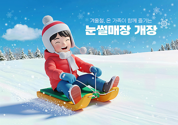 JPG 편집이미지 어린이 스포츠 겨울 가족 모션 놀이 추억 즐거움 썰매 눈썰매장 스노우 이미지편집 AI컴퓨터그래픽 AI콘텐츠 계절 감정 컨셉 관계 사람 파일형식