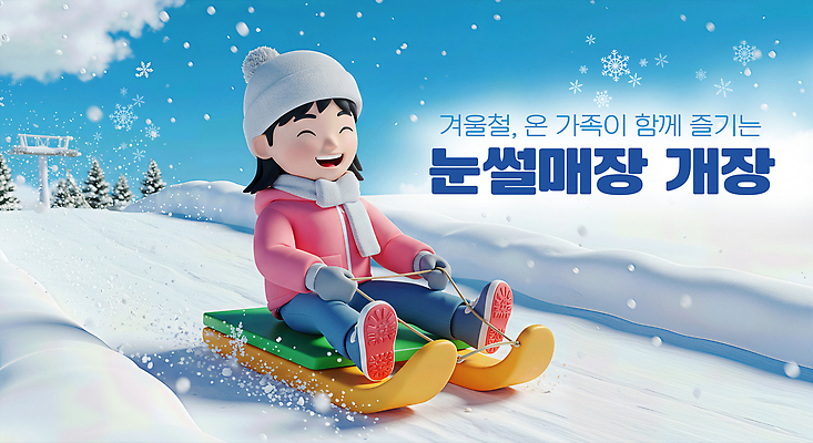 JPG 편집이미지 어린이 스포츠 겨울 가족 놀이 날씨 스키장 웃음 소풍 설원 즐거움 썰매 눈썰매장 액티비티 이미지편집 AI컴퓨터그래픽 AI콘텐츠 계절 감정 관계 눈_날씨 표정 사람 야외활동 파일형식