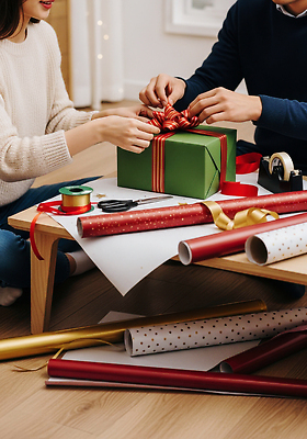 JPG 편집이미지 손 커플 리본 겨울 포장 모션 주택 선물 사랑 신체부위 저녁 소중 포장지 즐거움 만들기 오후 의료성형뷰티 편집실사 AI인물포토 AI콘텐츠 계절 감정 컨셉 관계 사람 건물 야간 CG 파일형식 AI포토