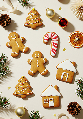 JPG 편집이미지 남자 별 크리스마스장식 크리스마스 겨울 주택 사탕 요리 장식 쿠키 소나무 달콤 추억 진저쿠키 편집실사 AI포토 AI콘텐츠 자연요소 나무 계절 기념일 컨셉 디저트 사람 건물 맛 CG 파일형식