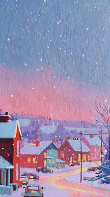 JPG 감정 컬러 겨울 일러스트 자동차 자연 하늘 거리 주택 따뜻함 풍경 여러명 건물 일상 빛 평화 마을 고요 저녁 국내일러스트 AI일러스트 AI콘텐츠 건축물 계절 육상교통 다수 컨셉 사람 라이프 야간 생태계 파일형식