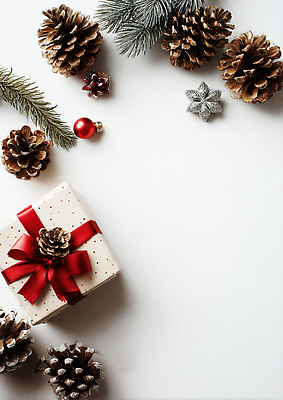 JPG 편집이미지 감정 리본 크리스마스 겨울 가족 따뜻함 선물 풍경 장식 상자 소나무 파편 구슬 오브젝트 편집실사 AI포토 AI콘텐츠 나무 계절 기념일 관계 CG 파일형식