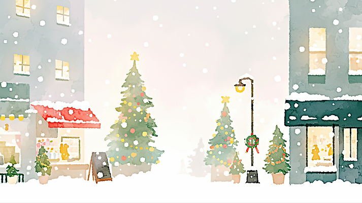 JPG 나무 행복 감정 크리스마스 겨울 가로등 일러스트 거리 웃음 여러명 장식 빛 크리스마스트리 산타클로스 상점 축제 분위기 소복 국내일러스트 AI일러스트 AI콘텐츠 식물 계절 공공시설 기념일 다수 컨셉 표정 사람 파일형식