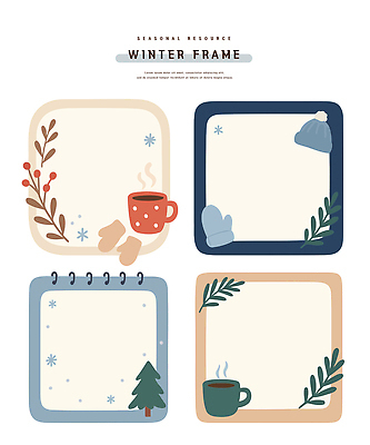 나무 디자인 계절 커피 음료 장갑 백그라운드 크리스마스 겨울 일러스트 프레임 따뜻함 인테리어 메모지 오브젝트 만들기 스노우 스타일 아기자기 국내일러스트 AI파일 식물 잡화 기념일 컨셉 모션 사무용품 파일형식 벡터