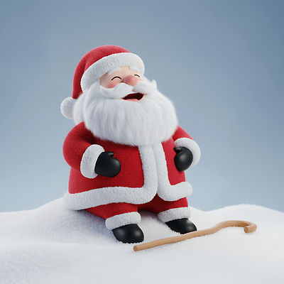 JPG 편집이미지 캐릭터 행복 크리스마스 겨울 선물 웃음 장식 장난감 산타클로스 축제 북극 편집3D AI컴퓨터그래픽 AI콘텐츠 계절 기념일 감정 표정 3D 극지방 파일형식