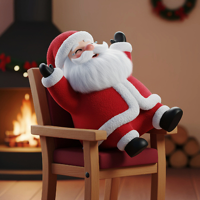 JPG 편집이미지 계절 행복 크리스마스 겨울 의자 가족 휴식 따뜻함 웃음 장식 산타클로스 축제 편안함 난로 즐거움 편집3D AI컴퓨터그래픽 AI콘텐츠 기념일 감정 가구 컨셉 관계 표정 3D 감각 난방기 파일형식