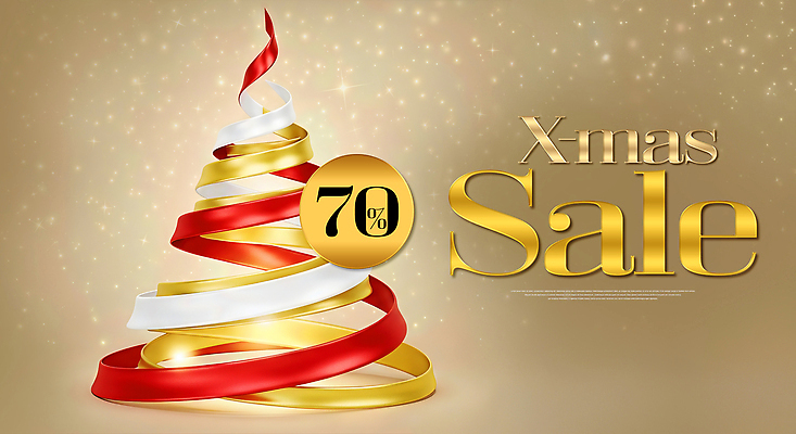 JPG 편집이미지 계절 리본 크리스마스 이벤트 장식 빨간색 쇼핑 크리스마스트리 판매 세일 상점 축제 금색 고객 이미지편집 기념일 컬러 파일형식