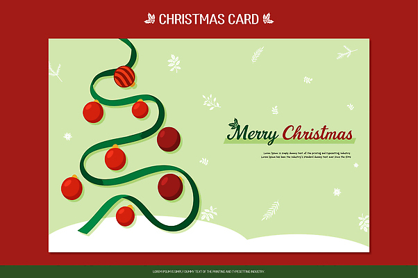 나무 디자인 감정 컬러 크리스마스 겨울 일러스트 공 가족 크리스마스카드 선물 잔디 장식 친구 축제 기쁨 축하 메시지 휴일 달콤 뷰티풀 국내일러스트 AI파일 식물 계절 기념일 컨셉 관계 카드_감사 맛 파일형식 벡터