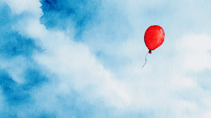 JPG 감정 여유 컬러 하늘색 일러스트 상상 자연 하늘 밝음 빨간색 파란색 평화 물감 분위기 그림 풍선 국내일러스트 AI일러스트 AI콘텐츠 컨셉 미술도구 생태계 파일형식