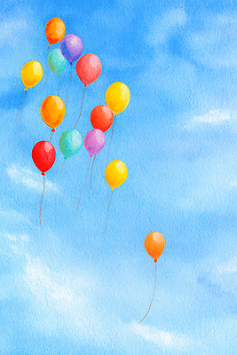 JPG 행복 감정 예술 컬러 일러스트 하늘 날씨 수채화 풍경 장식 여름 파란색 소풍 축제 자유 생일 분위기 풍선 뷰티풀 국내일러스트 AI일러스트 AI콘텐츠 계절 기념일 컨셉 야외활동 파일형식