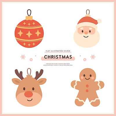캐릭터 디자인 행복 감정 컬러 백그라운드 크리스마스 겨울 일러스트 눈사람 선물 장식 산타클로스 파티 축제 루돌프 축하 오브젝트 엘리먼트 진저쿠키 국내일러스트 AI파일 계절 기념일 컨셉 사슴 이벤트 쿠키 파일형식 벡터