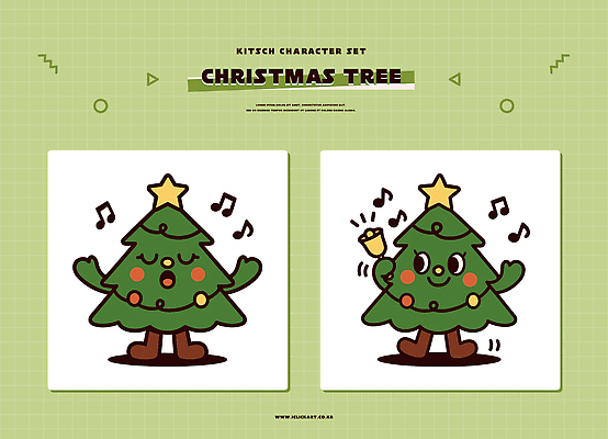 캐릭터 디자인 계절 행복 음악 컬러 크리스마스 겨울 일러스트 노래 장식 크리스마스트리 축제 표현 즐거움 그림 아기자기 일러캐릭터 AI파일 기념일 감정 컨셉 문화예술 파일형식 벡터