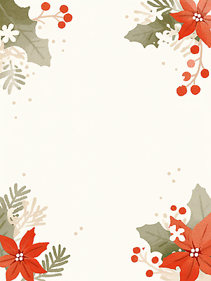 JPG 디자인 계절 컬러 백그라운드 잎 크리스마스 겨울 일러스트 자연 프레임 이벤트 장식 크리스마스트리 축제 화려 분위기 포인세티아 뷰티풀 연말 테마 국내일러스트 AI일러스트 AI콘텐츠 식물 기념일 꽃 컨셉 생태계 파일형식