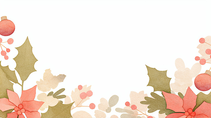 JPG 식물 꽃 예술 컬러 백그라운드 잎 크리스마스 겨울 일러스트 자연 프레임 따뜻함 선물 사랑 이벤트 장식 인테리어 축제 분위기 포인세티아 국내일러스트 AI일러스트 AI콘텐츠 디자인 계절 기념일 감정 컨셉 생태계 파일형식