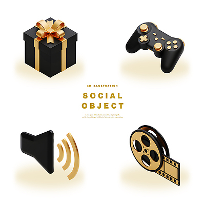 PSD 편집이미지 디자인 선물 취미 상자 파티 스피커 소리 게임 축하 필름 영화 즐거움 편집3D 감정 음향기기 컨셉 놀이 문화예술 이벤트 3D 파일형식