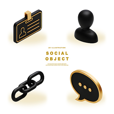 PSD 편집이미지 디자인 상징 말풍선 기술 사람 그래픽 3D 쇠사슬 소통 소셜미디어 편집3D 컨셉 디지털합성 파일형식