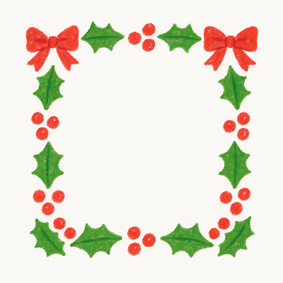 JPG 디자인 계절 리본 예술 컬러 크리스마스 일러스트 프레임 장식 환경 사각형 축제 배열 손그림 베리 조화 색채 창의성 국내일러스트 AI일러스트 AI콘텐츠 도형 기념일 과일 파일형식