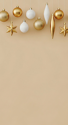 JPG 편집이미지 별 백그라운드 크리스마스 장식 크리스마스트리 축제 금색 흰색 휴일 분위기 구슬 뷰티풀 설렘 오너먼트 이미지편집 AI컴퓨터그래픽 AI콘텐츠 자연요소 기념일 컬러 컨셉 크리스마스장식 파일형식