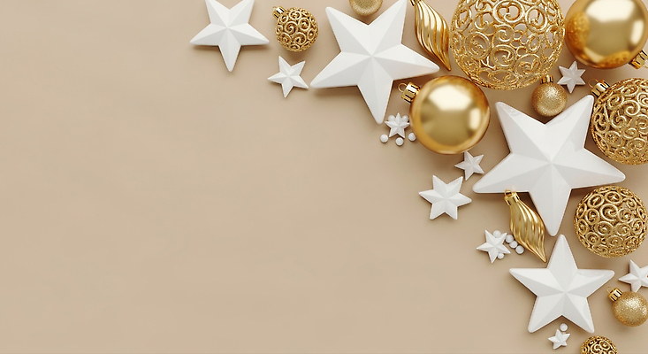 JPG 편집이미지 계절 별 백그라운드 크리스마스 탁자 주택 장식 크리스마스트리 파티 축제 금색 흰색 분위기 구슬 오너먼트 이미지편집 AI컴퓨터그래픽 AI콘텐츠 자연요소 기념일 컬러 가구 컨셉 크리스마스장식 이벤트 건물 파일형식