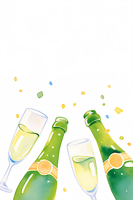 JPG 기념일 음료 컬러 일러스트 잔 사랑 이벤트 장식 친구 파티 축제 기쁨 모임 축하 분위기 결과 샴페인 순간 연말 연회 특별함 국내일러스트 AI일러스트 AI콘텐츠 식기 감정 컨셉 관계 주류 잔치 파일형식