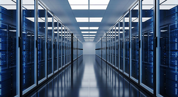 JPG 편집이미지 조명 기술 관리 정보기술 컴퓨터 기계 공간 정보 네트워크 복도 모던 시스템 서버 인프라 이미지편집 AI컴퓨터그래픽 AI콘텐츠 전자제품 파일형식