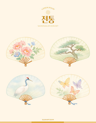 PSD 나무 한국문화 전통 디자인 꽃 예술 나비 일러스트 자연 수채화 한국 미술 장식 학 부채 뷰티풀 색감 손재주 국내일러스트 식물 동양문화 아시아 곤충 조류 문화예술 생태계 파일형식