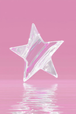 JPG 편집이미지 디자인 별 예술 분홍색 백그라운드 장식 빛 인테리어 반사 투명 오브젝트 감성 스타일 이미지편집 AI컴퓨터그래픽 AI콘텐츠 자연요소 컬러 컨셉 파일형식