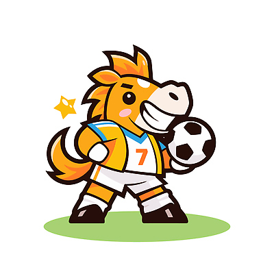 캐릭터 디자인 옷 어린이 일러스트 축구공 협력 축구선수 웃음 운동 귀여움 축구 활발 게임 표현 말 말_게임 일러캐릭터 AI파일 컨셉 공 축구용품 놀이 운동선수 표정 건강 사람 구기 파일형식 벡터