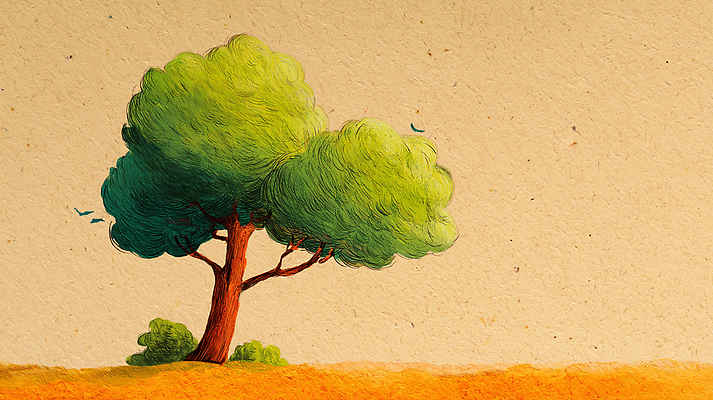 JPG 나무 식물 여유 컬러 일러스트 자연 조류 하늘 생명 풍경 일상 햇빛 환경 숲 땅 조화 뷰티풀 차분 국내일러스트 AI일러스트 AI콘텐츠 동물 감정 컨셉 라이프 태양 생태계 파일형식