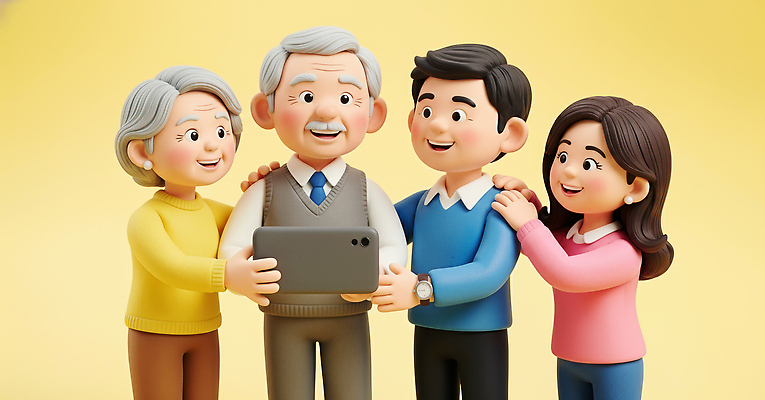 JPG 편집이미지 행복 가족 모션 따뜻함 건강 사랑 웃음 스마트폰 촬영 시간 연령 즐거움 소통 순간 편집3D AI컴퓨터그래픽 AI콘텐츠 감정 컨셉 관계 표정 핸드폰 스마트기기 3D 파일형식